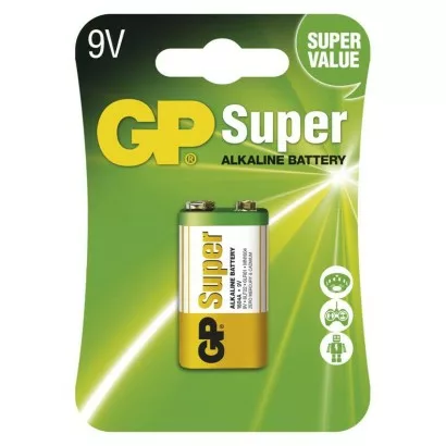 Alkalická batéria GP Super 6LR61 (9V)