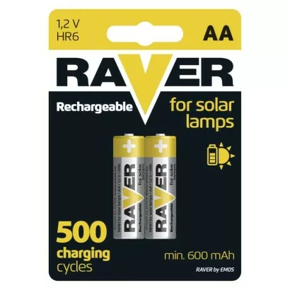 Nabíjacia batéria RAVER SOLAR 600 mAh HR6 (AA)