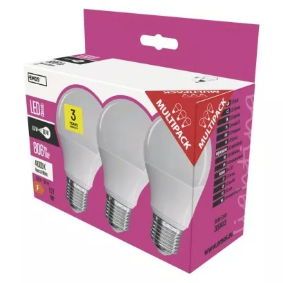 LED žiarovka Classic A60 / E27 / 8,5 W (60 W) / 806 lm / neutrálna biela