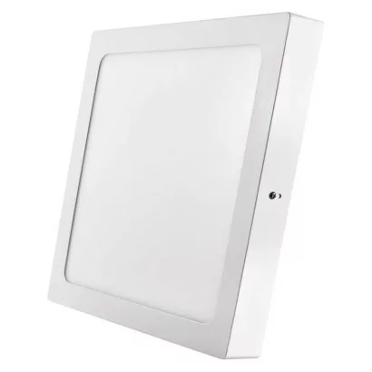 LED panel 300×300, štvorcový prisadený biely, 24W teplá b.