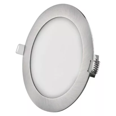 LED vstavané svietidlo NEXXO, kruhové, strieborné, 12W, CCT