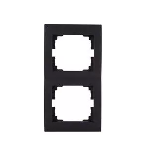 LOGI   Dvojnásobný vertikálny rámček – čierna matná